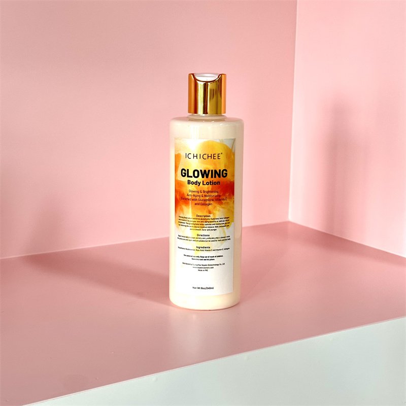 High quality hot selling Glowing Glutathione body lotion skin care body care with your logo