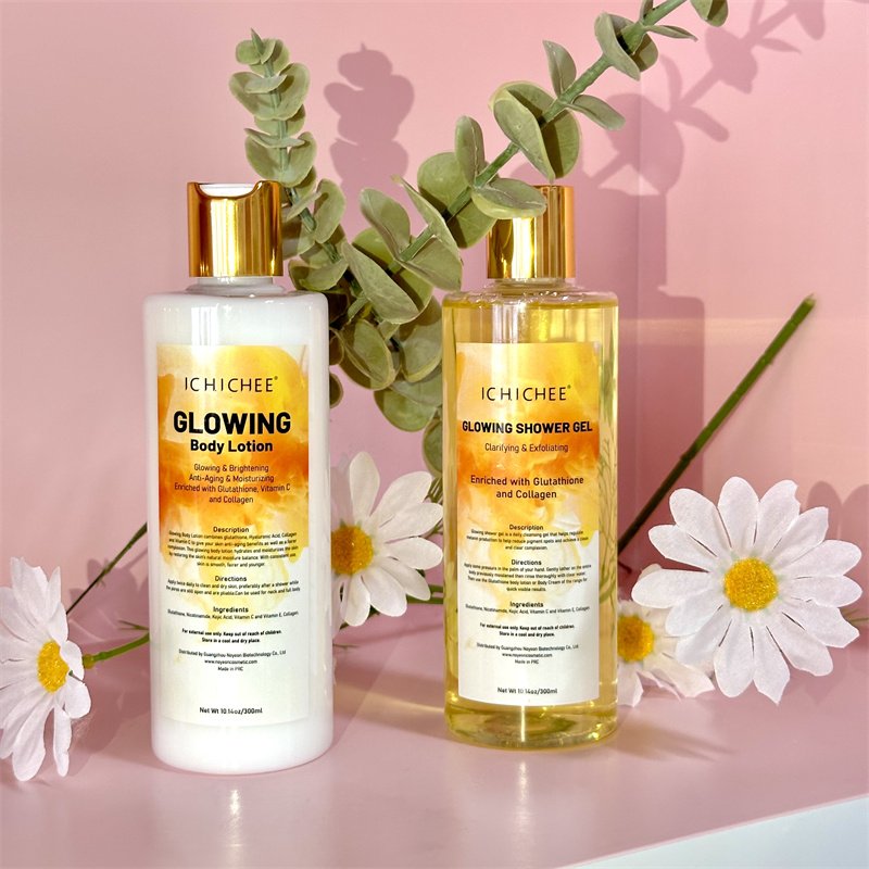High quality hot selling Glowing Glutathione body lotion skin care body care with your logo