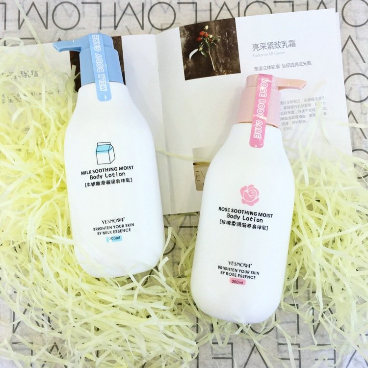 In Stock Best Lightening Soft Skin Body Lotion Natural Rose Milk Extract Body Lotion For Women