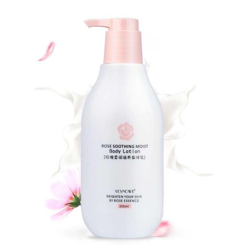 In Stock Best Lightening Soft Skin Body Lotion Natural Rose Milk Extract Body Lotion For Women
