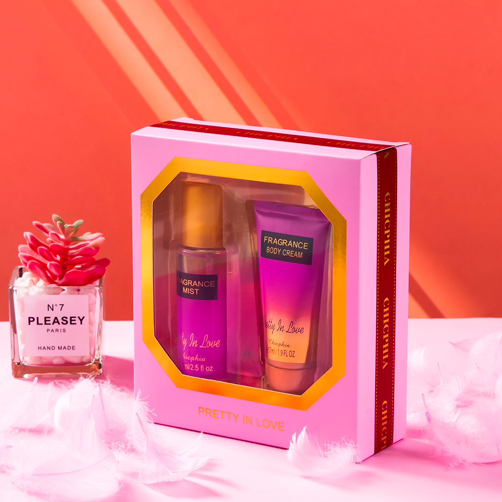 Hot Selling 1001 Senses Fragrance Mist Body Cream Body lotion Set Skin Care Floral Luxury Perfume Set