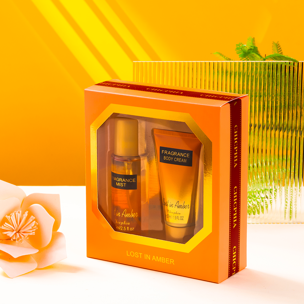 Hot Selling 1001 Senses Fragrance Mist Body Cream Body lotion Set Skin Care Floral Luxury Perfume Set