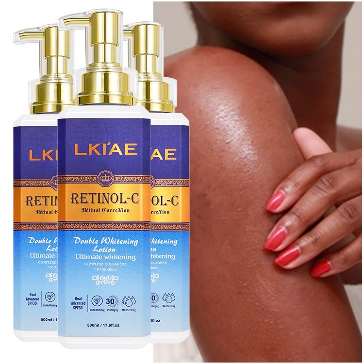 Ailke Natural Smooth Collagen Moisturising Wholesale Bleaching Skin Whitening Body Lotion With SPF