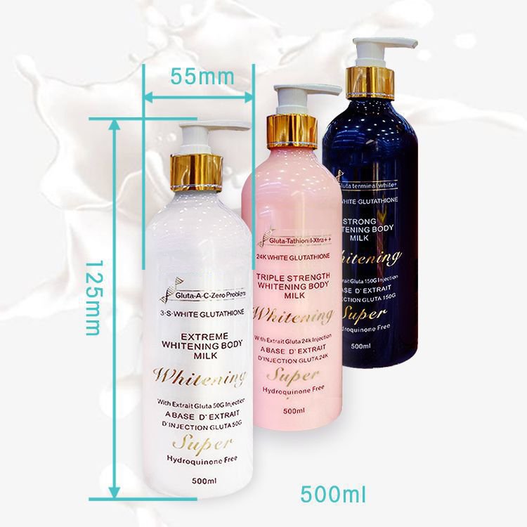 Private Label Wholesale Body Lotion Set Korean Natural Kojic Acid Aloe Vera Hyaluronic Acid Vitamin E Vegan SPF Moisturizing