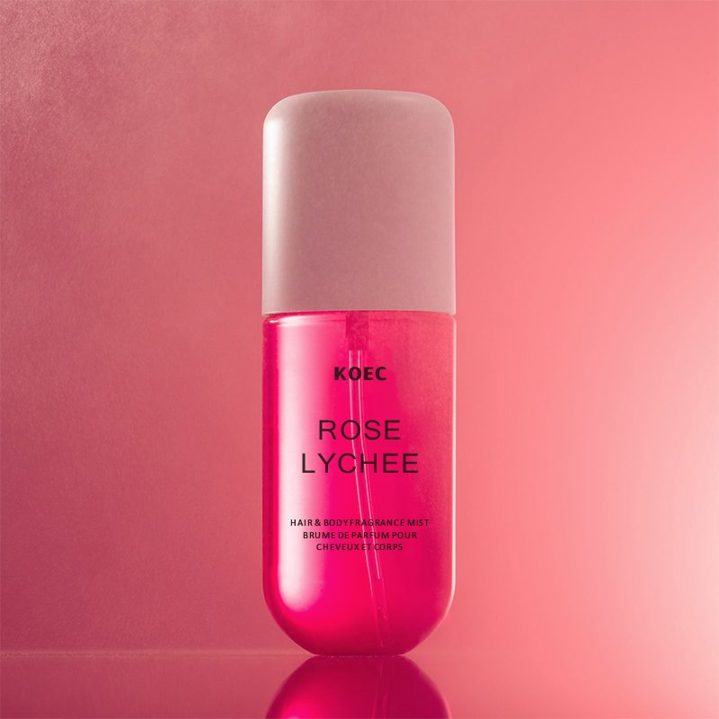 KOEC Rose Lychee Hair&Body Fragrance Body Mist Wholesale Long-Lasting Fragrance Perfume Spray Scented Luxury Perfume Gift