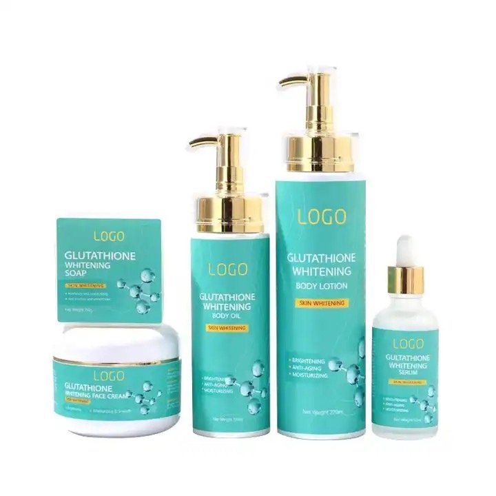 Fast Bleaching Gluta Sets Whitening Soap Body Oil Body Lotion Body Cream Face Whitening Cream