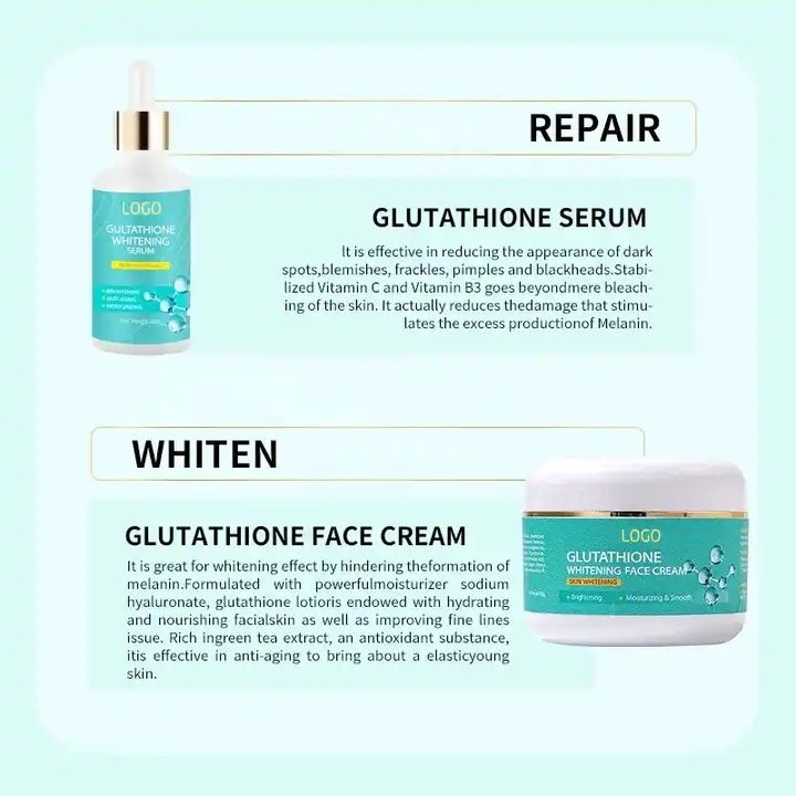 Fast Bleaching Gluta Sets Whitening Soap Body Oil Body Lotion Body Cream Face Whitening Cream