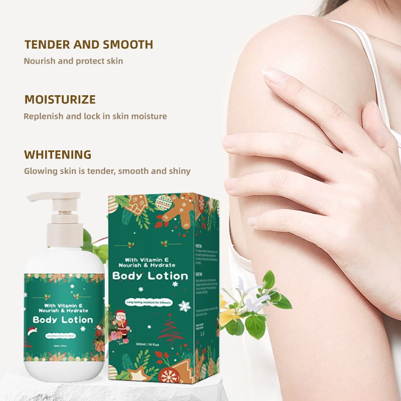 OEM ODM Skin Product Nourish And Hydrate Whitening Body Lotion Merry Christmas Gift With Vitamin E