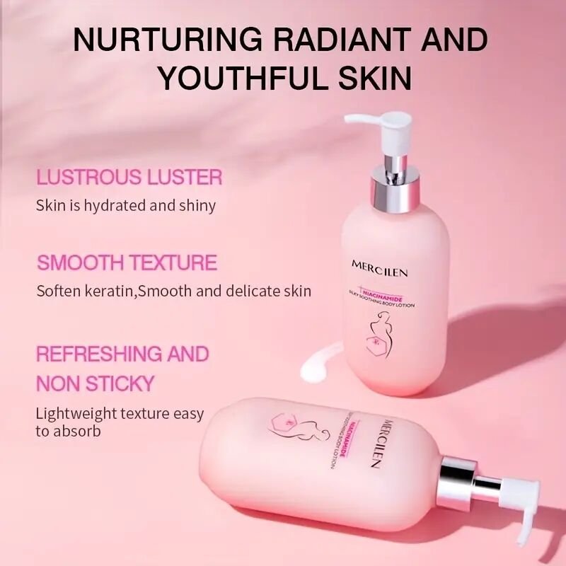 Factory price Non-Greasy Soothing Firming Moisturizing Nourish Caramel Skin Whitening Nicotinamide Body Lotion
