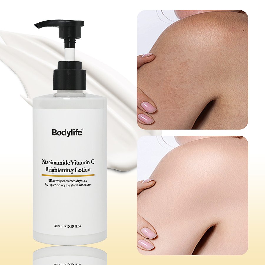 Niacinamide Vitamin C Brightening Lotion Brightening Nourishing Hydrating Body Moisturizer For Long Lasting Skin Hydration