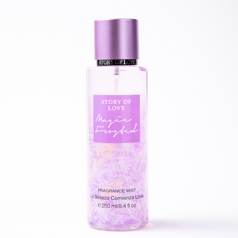 Brand Victoria gift ladies body mist and body lotion set long lasting fragranceoriginal first love women perfume
