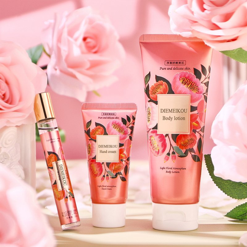 Hot Selling wholesale arabic original portable women's perfume body lotion online sale fragrance oil Perfume Gift Sets