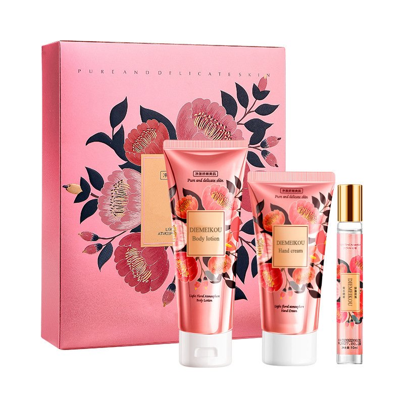 Hot Selling wholesale arabic original portable women's perfume body lotion online sale fragrance oil Perfume Gift Sets
