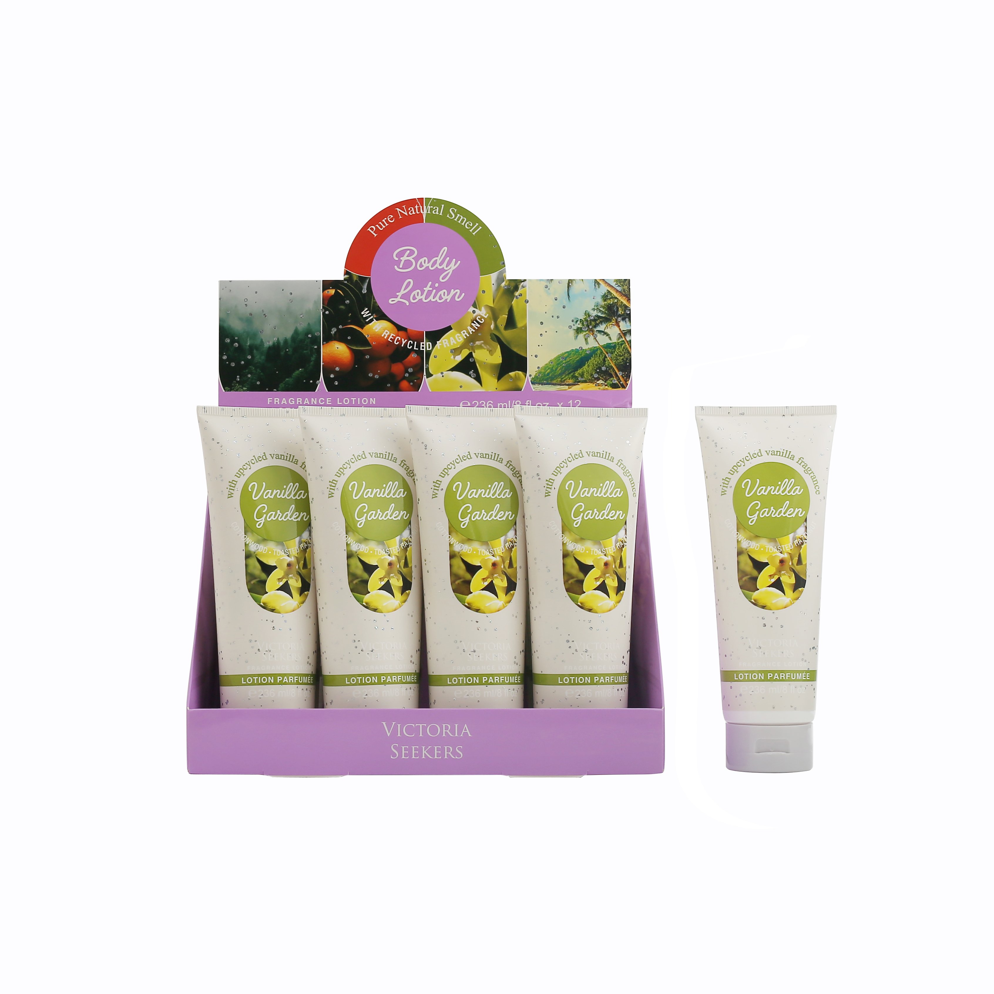 AB2095 236ML AirBody Floral Fragrance Moisturizing Skin Body Lotion for Women