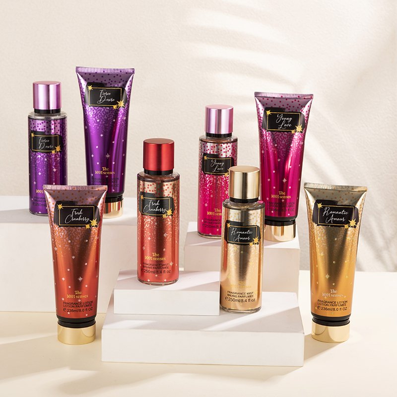 New Arrival Private Label Christmas Gift Set body Mist And Lotion Set FLOWER DAYDREAM