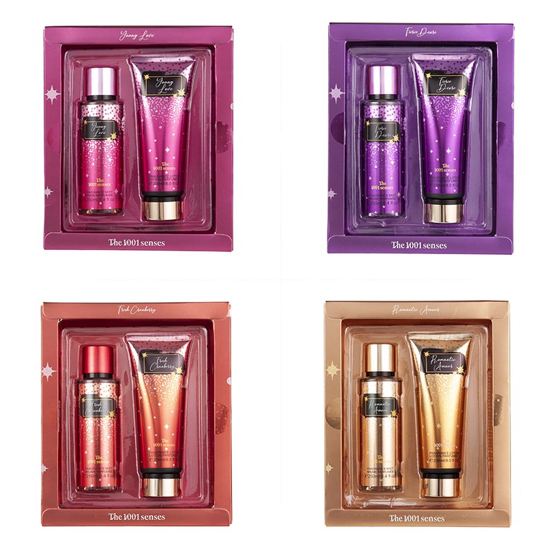 New Arrival Private Label Christmas Gift Set body Mist And Lotion Set FLOWER DAYDREAM
