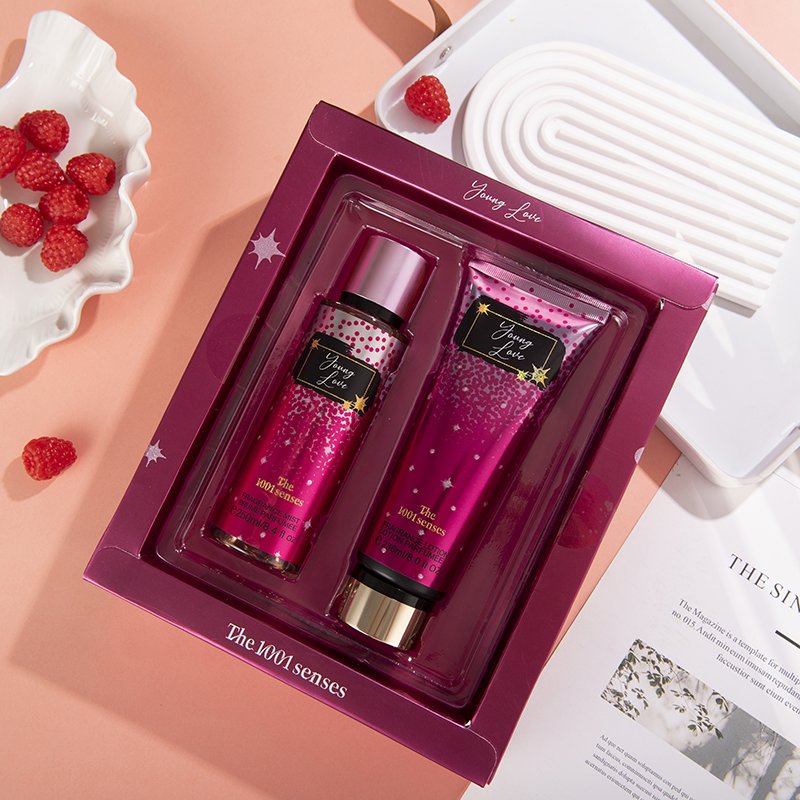 New Arrival Private Label Christmas Gift Set body Mist And Lotion Set FLOWER DAYDREAM