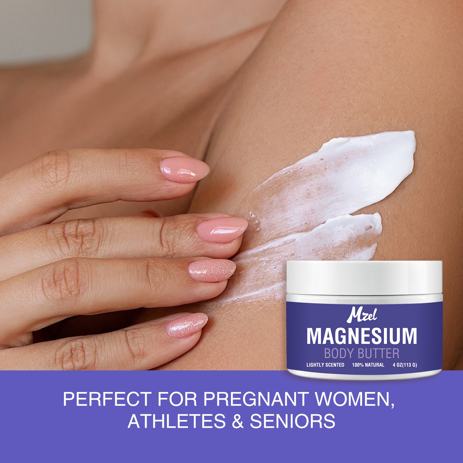 Private Label Natural Sleep Magnesium Body Lotion Butter for Men and Women