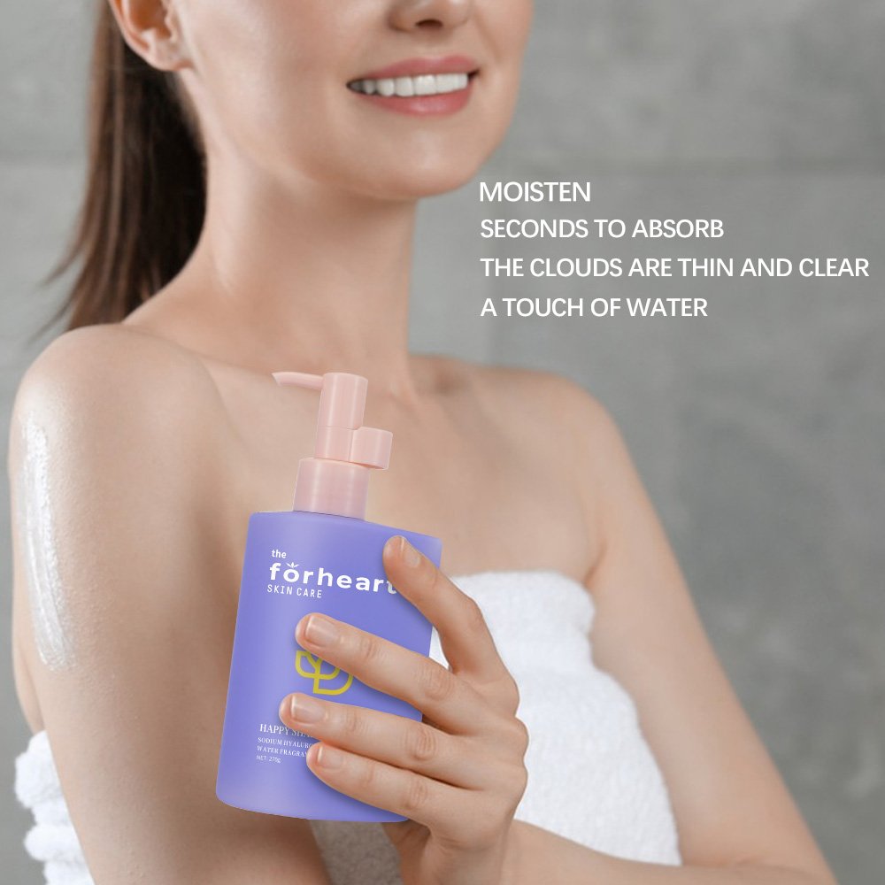 Customize Private Label Sodium Hyaluronate Improve Rough Skin Body Lotion Last Lasting Fragrance Whitening Body Lotion