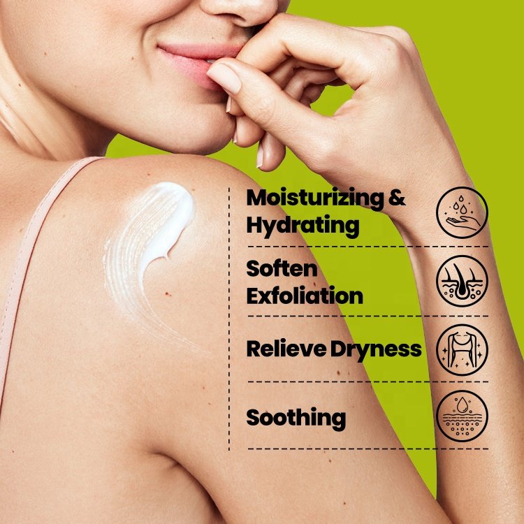 Urea Body Lotion 24Hour Skincare Hydrating Repair Fast Absorbing Non Greasy Exfoliating Perfume Body Cream For Dry Skin