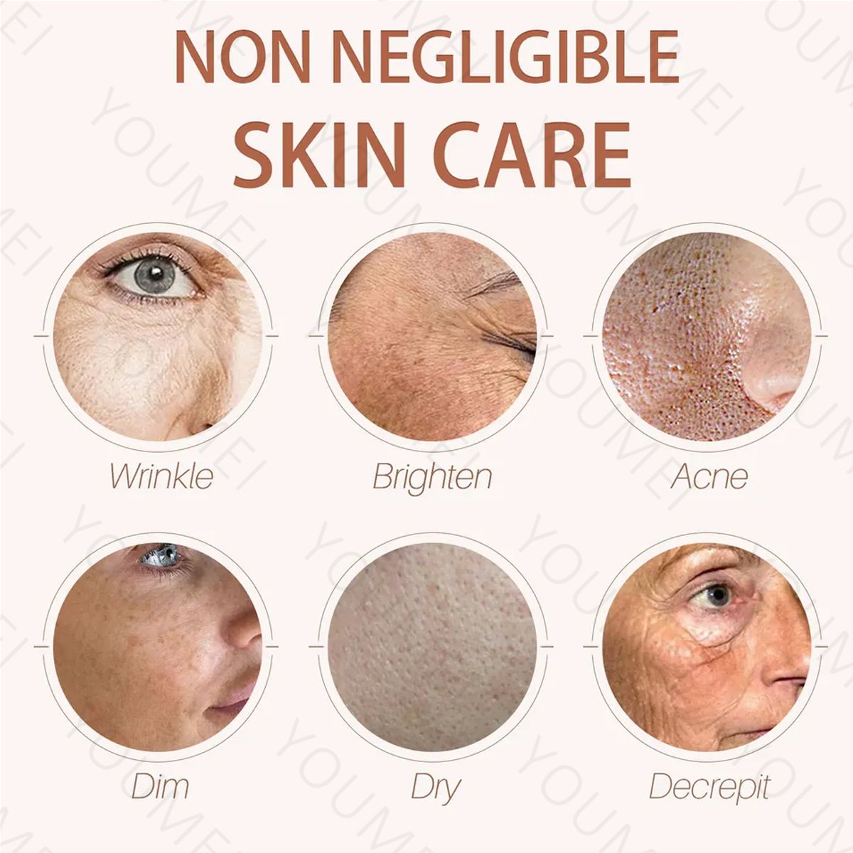 Custom Logo Skin Care Kit Adults Fast Bleaching Face Cream Soap Hyaluronic Acid Vitamin C Whitening Hyaluronic Acid