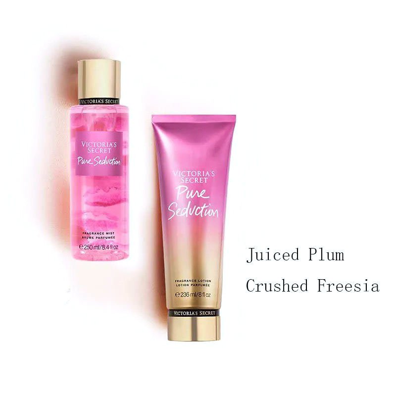 Beauty Secret Perfume Hot Selling 250ml Victoria Style Fragrance and Natural Plant Women Body Cream 236ml Lotion