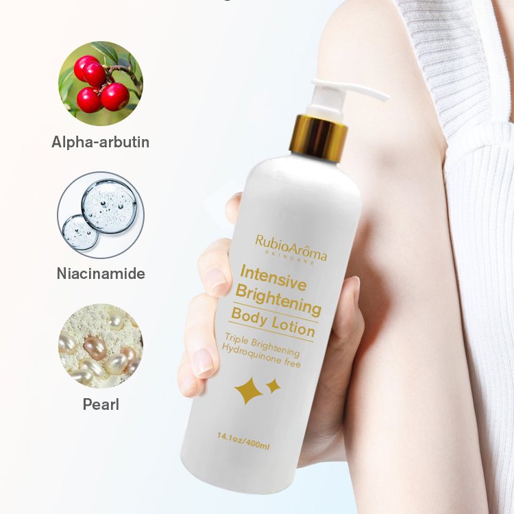 RubioAroma Private Label Amino Acid Moisturizing Milk Body Cream With Soothing Repair Brightening Body Lotion