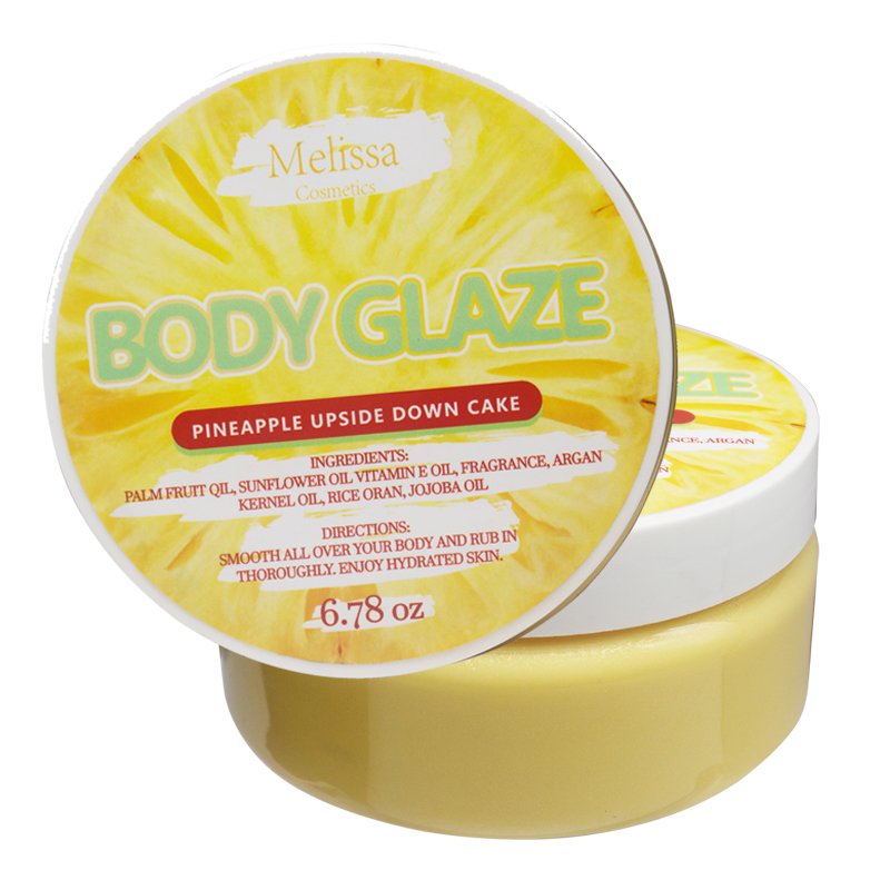 Strawberry Shimmer Body Butter Moisturizing OEM Private Label Vegan Lotion with Kojic Acid Aloe Vera Hyaluronic Acid Ingredients
