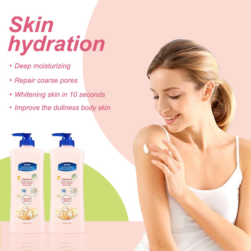 Hot selling customized moisturizing vitamin korean body cream container Petroleum jelly body lotion female body lotion