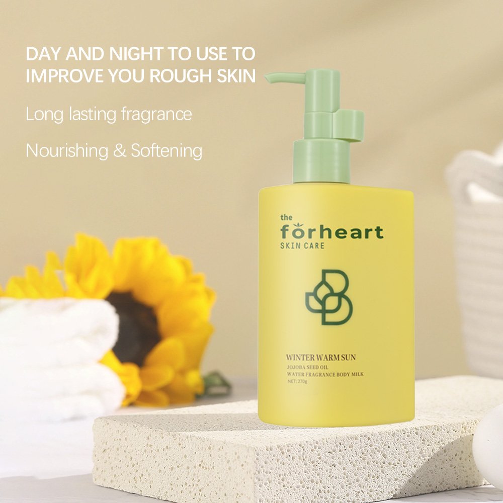 Best Selling Natural Whitening Body Lotion Milk Jojoba Seed Oil Brightening Moisturizing 270ml Body Lotion
