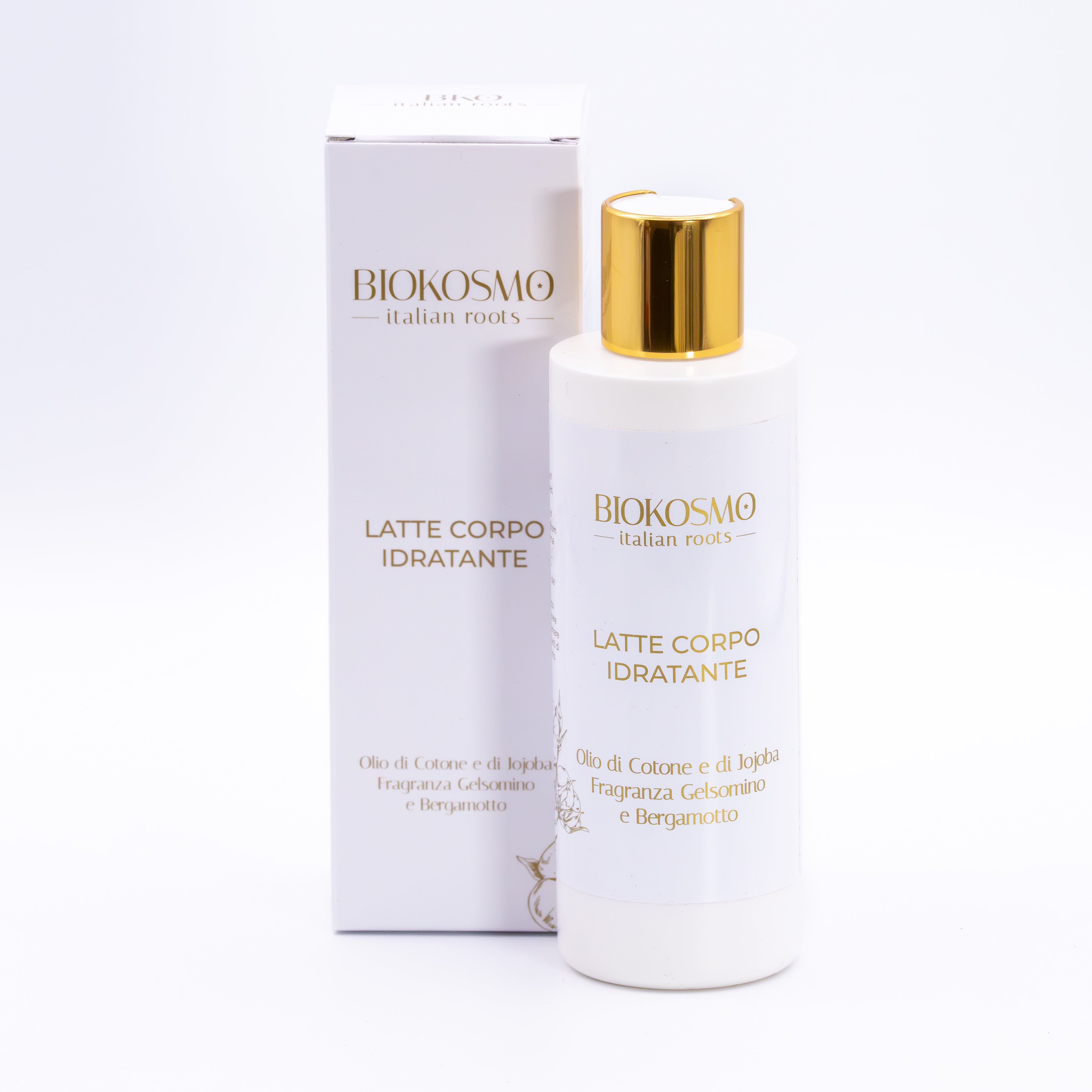 Luxurious Italian Organic Lotion - Bergamot & Jasmine Infused Body Milk 200ml - Ideal for Deep Hydration and Skin Softness