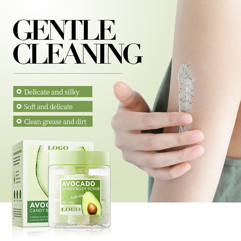 Natural Avocado Gommage Corporel Custom Scrubs Custom Logo Nursing Sugar Scrub Mujeres Body Scrub Exfoliante