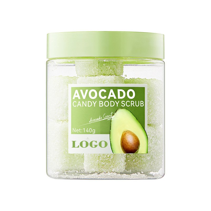 Natural Avocado Gommage Corporel Custom Scrubs Custom Logo Nursing Sugar Scrub Mujeres Body Scrub Exfoliante