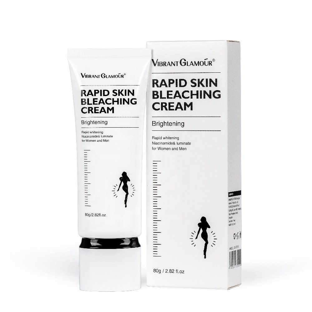 VIBRANT GLAMOUR Rapid Skin Bleaching Cream Brightening Moisturizing Long-lasting Soothing Repairing Body Lotion 80g