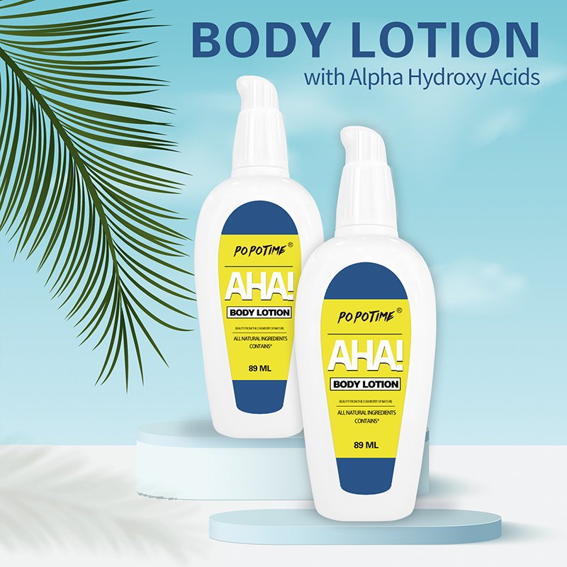 POPOTIME korean skin care moisturize niacinamide Whitening eos shea butter aha body lotion