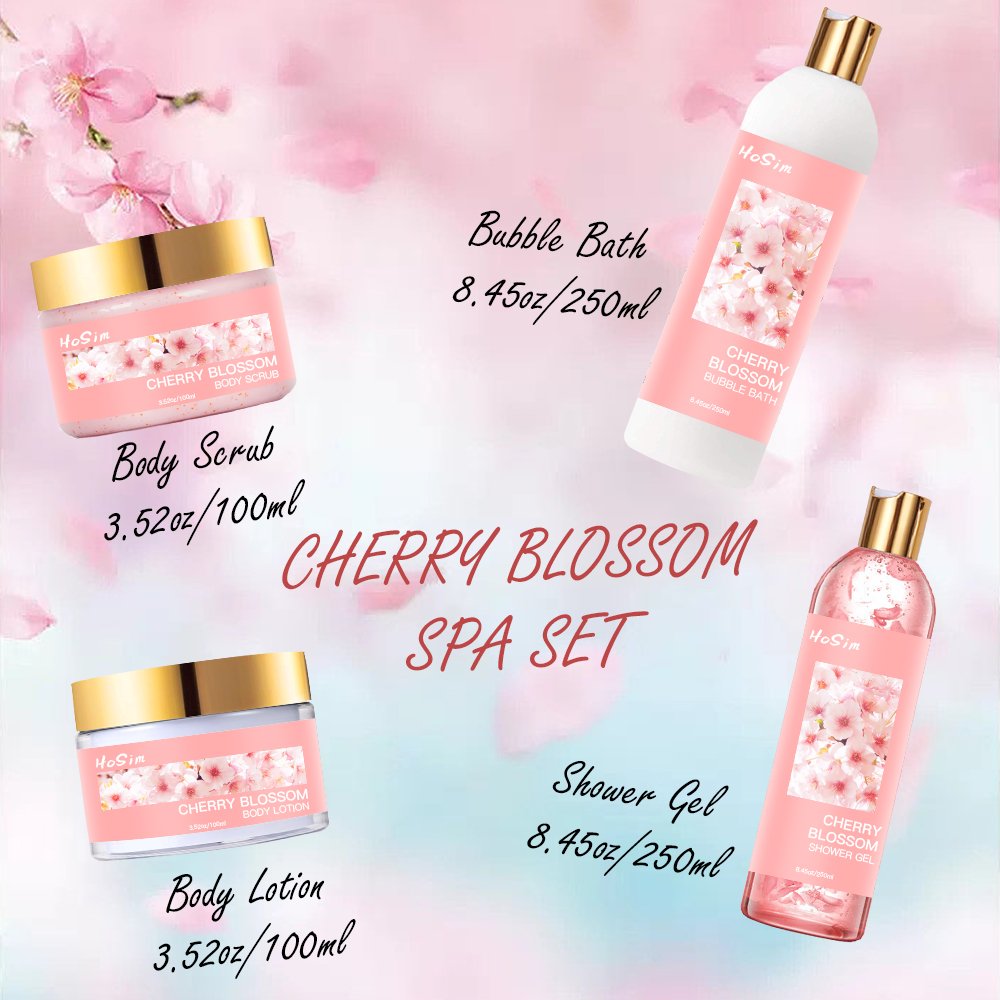 Wholesale Private Label All Natural Bath And Body Luxury Spa Gift Set,Sweet Home Body Care Contains Body Lotion,Bubble Bath