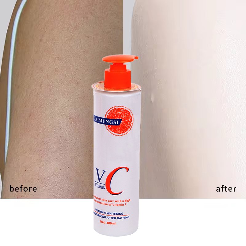 480ml Vitamin C Natural Fragrance Moisturizing Brightening Improve Dry Skin Body Lotions Whitening Body Lotions For Women