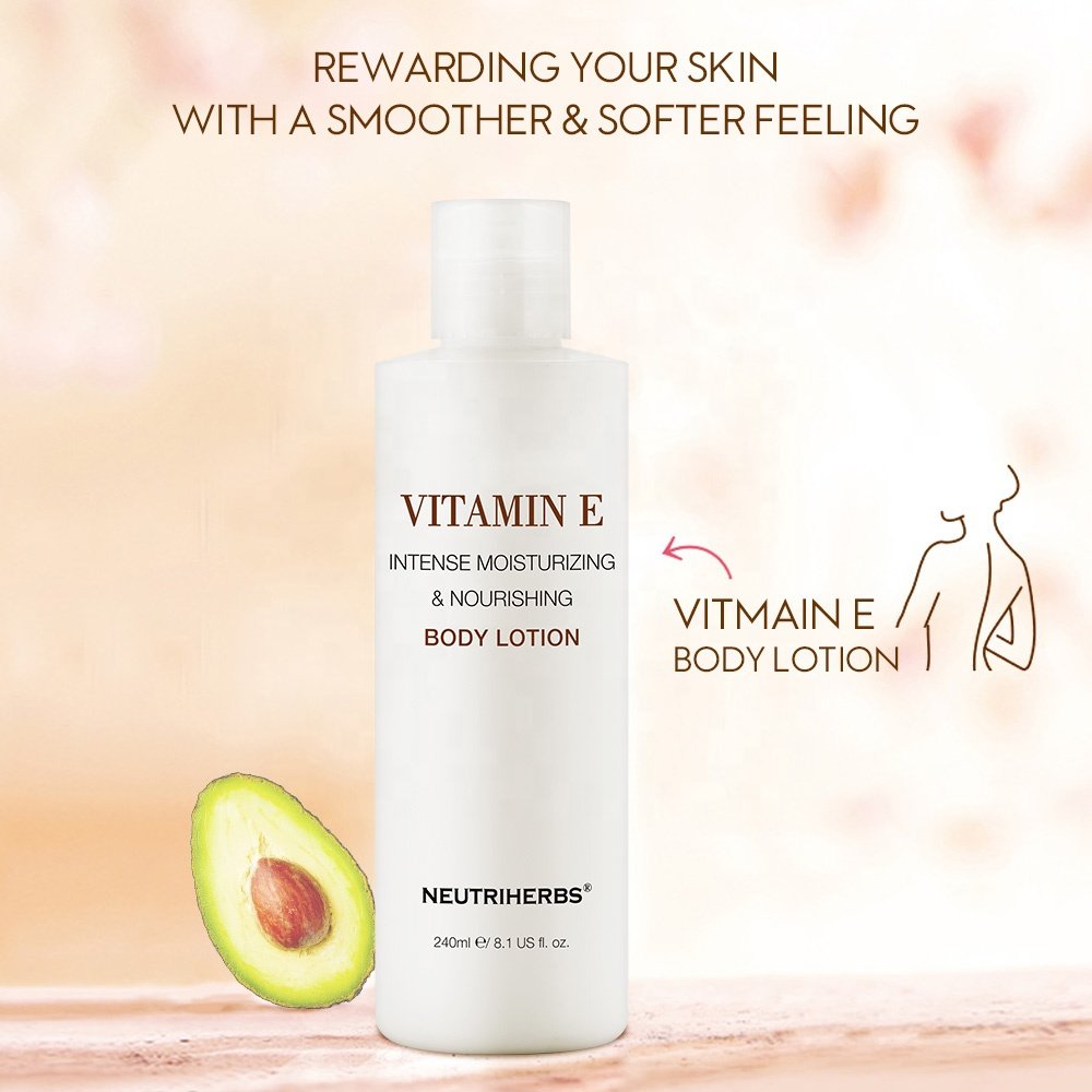 Vegan Herbal Nourishing Moisturizing Skin Care VE Vitamin E Body Lotion