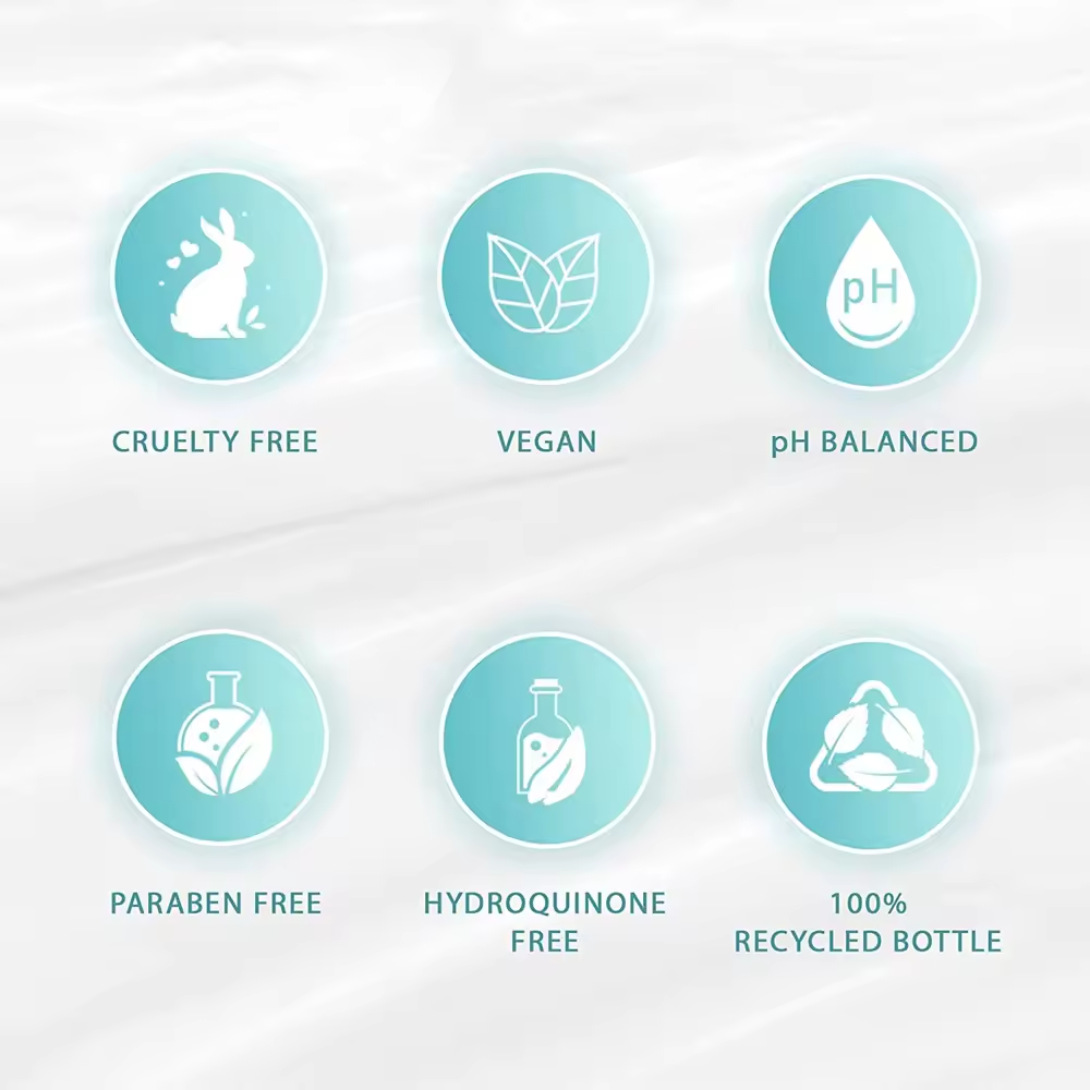 Skin Care Brightening Whitening Body Lotion Moistuzing Vegan Natural Wholesale Organic Brightening Body Lotion