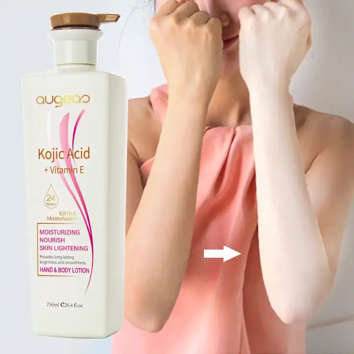 Augeas OEM ODM hot sales Skin care body hand face cream lightening moisturizing whitening brightening vitamin c body lotion