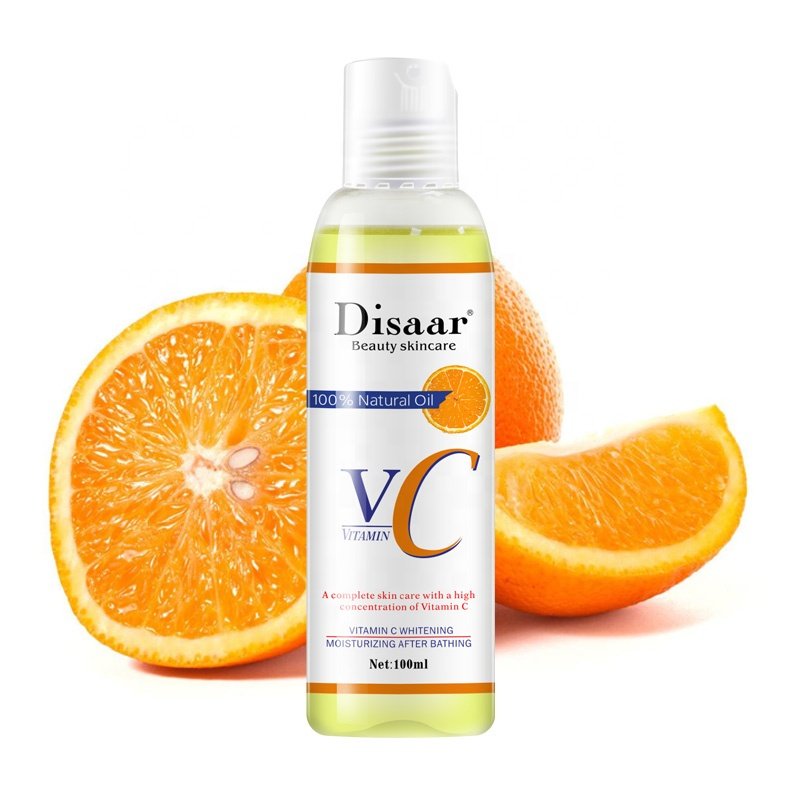 Pure Natural Face Body Care Vitamin C Lightening Oil Women Whitening Moisturizing Body Essential Oil 100ml