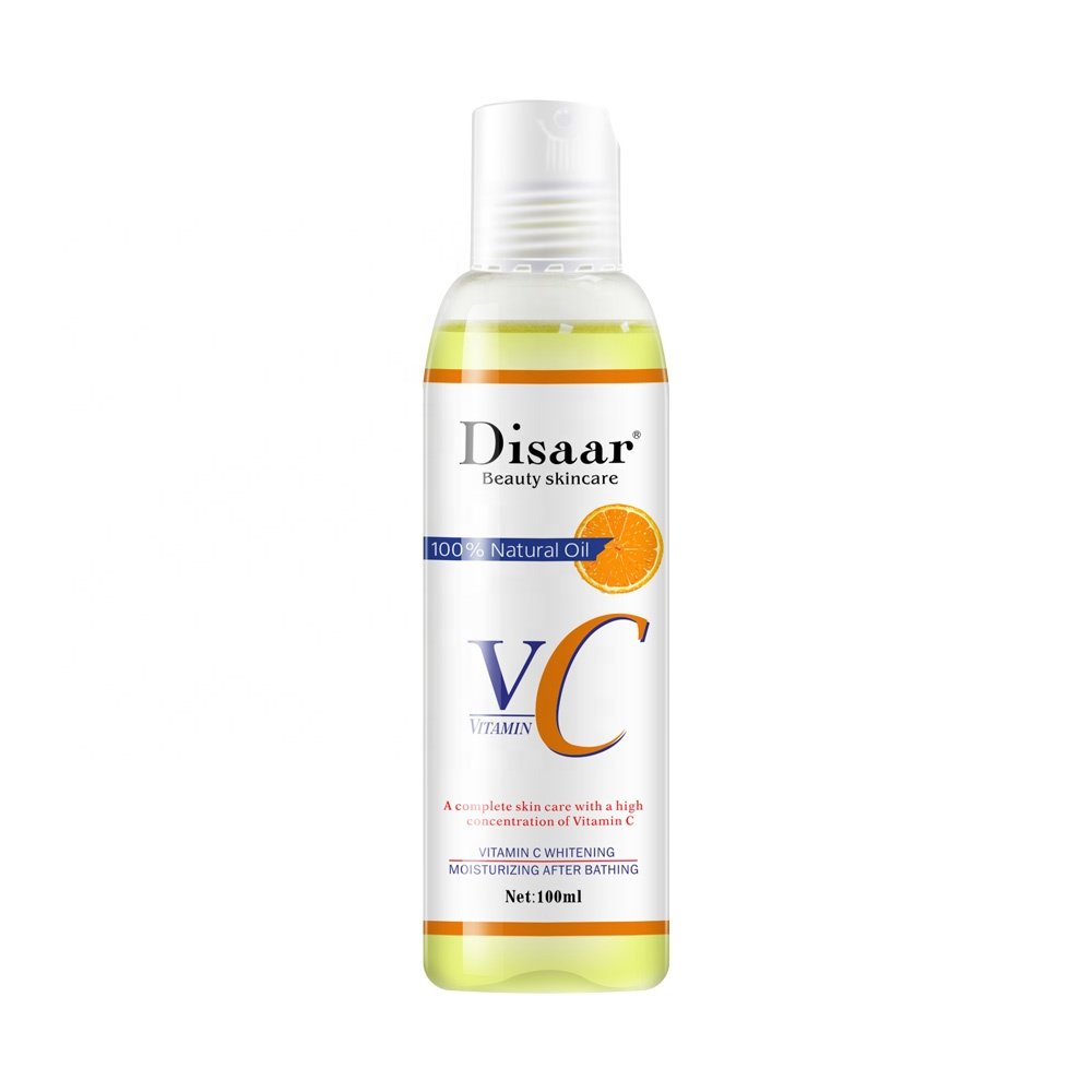 Pure Natural Face Body Care Vitamin C Lightening Oil Women Whitening Moisturizing Body Essential Oil 100ml