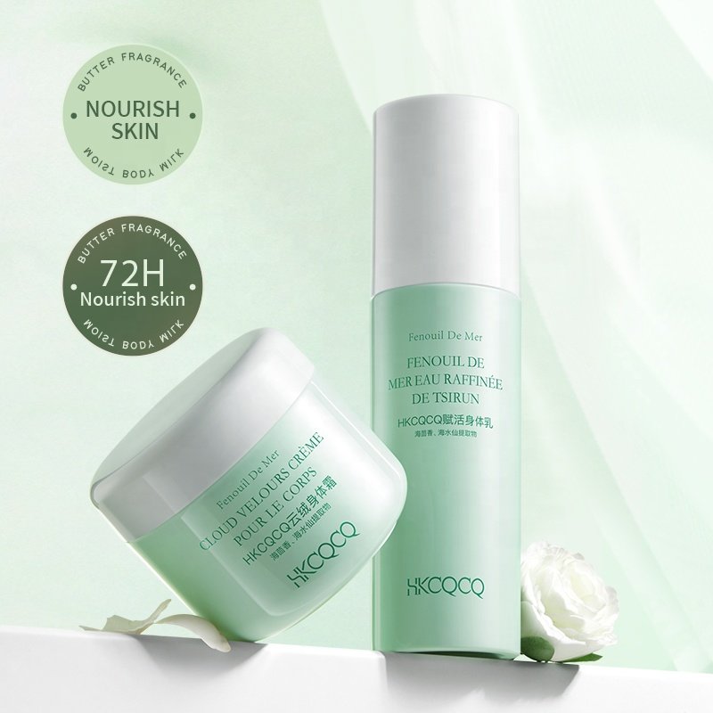 OEM Cloud Velvet Body Lotion Moisturizer Cream Combo Skin-friendly Peptide Collagen Hydrating Moisturizing Body Care Products