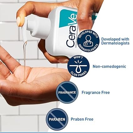 Cera Ve 237ML Body Moisturizing Lotion Face Cleanser SA Acne Control Cleanser Psoriasis Baby Wash and Shampoo skin care