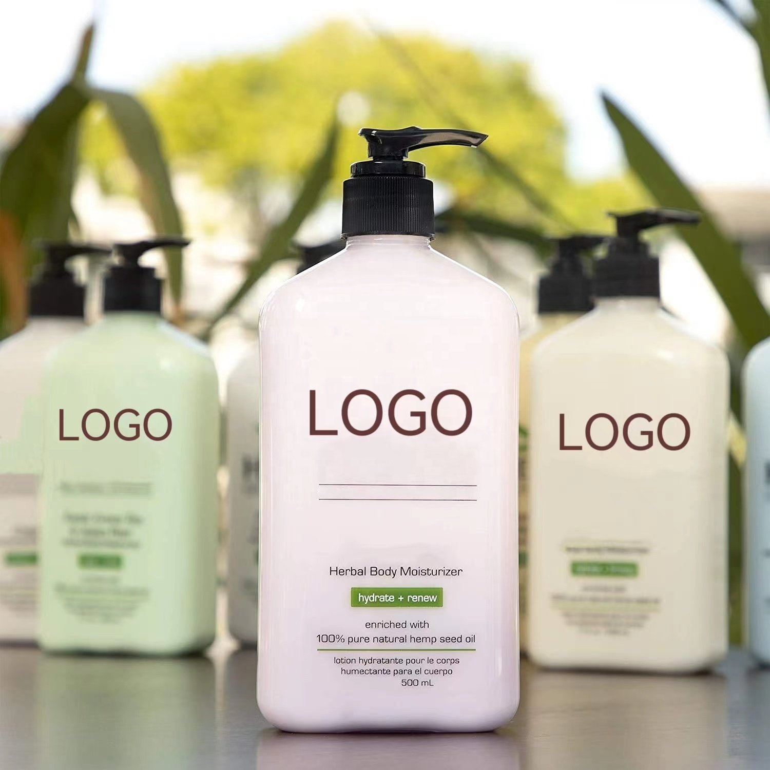 Private label brightening body lotion Mild Natural formula body lotion the body lotion for all skin types