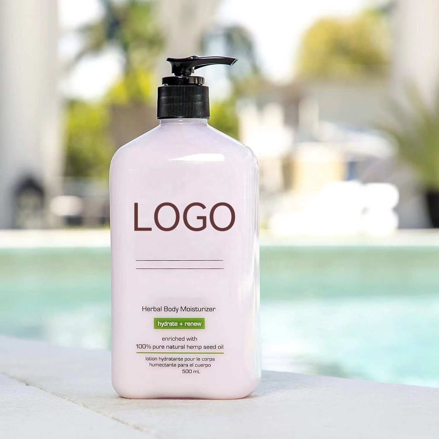 Private label brightening body lotion Mild Natural formula body lotion the body lotion for all skin types