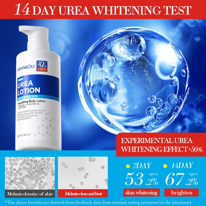 FAYANKOU Adult Women Body Lotion 42% Urea 2% Salicylic Acid Moisturizing Nourishing Soothing Drying Skin Whitening Body Lotion