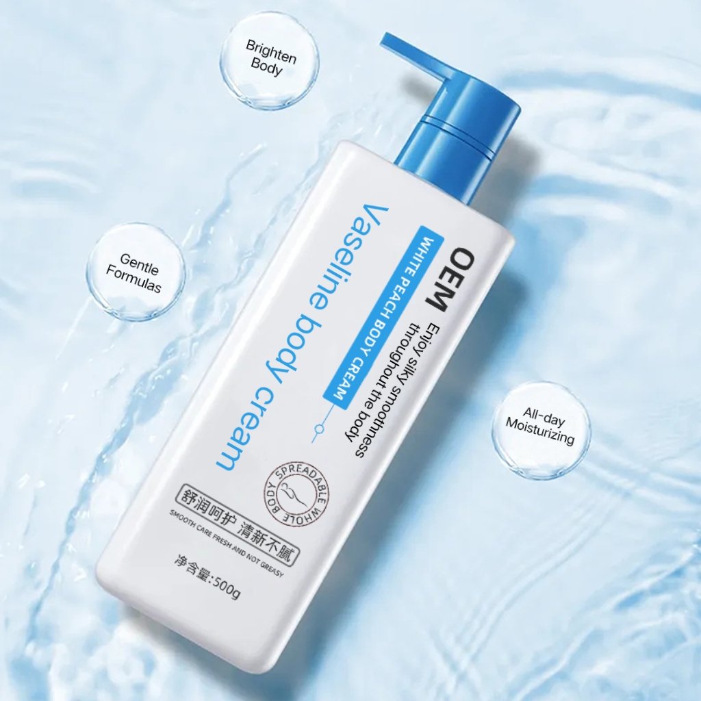 OEM Vaseline Body Lotion LongLasting Moisturising Deep Conditioning Hand Repair Roughness Body Cream Milkshake Texture Wholesale