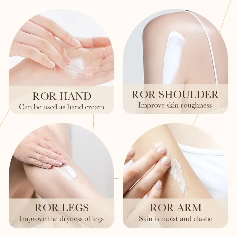 Refreshing Body Skin Care Milk Cream Tightening Smoothing Tender Rice Extract Raw Pulp Whitening Body Lotion