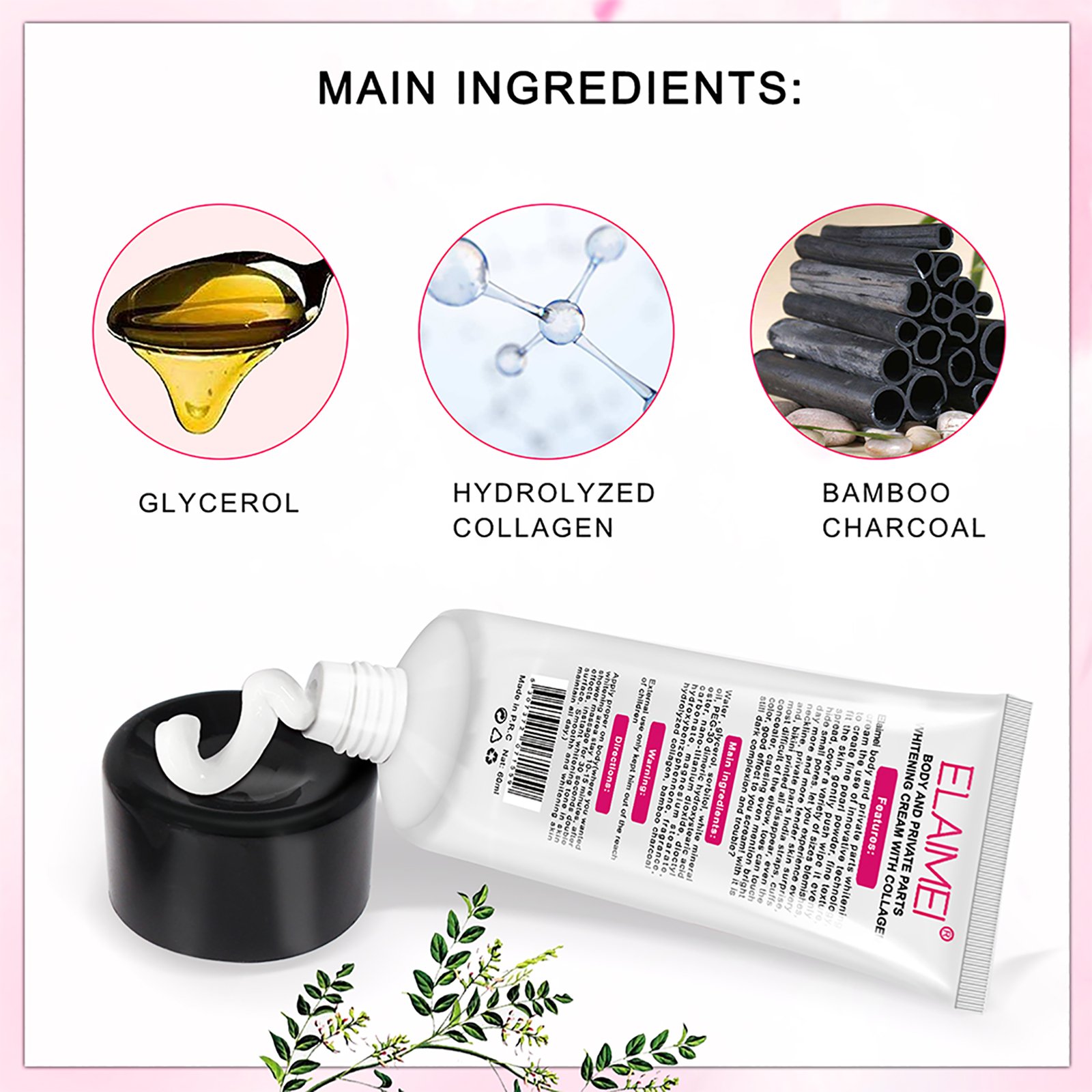 ELAIMEI Best Selling Organic Vegan Body Face Cream Day And Night Whitening Sensitive Skin Care Beauty Face Cream Lotion